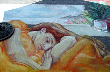 Closeup of the upper half