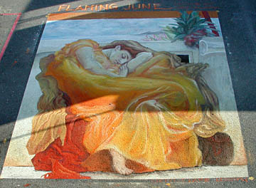 Completed painting, morphed