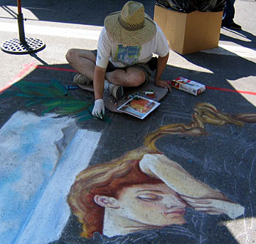 Wayne draws the plant