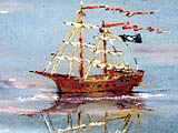 Captain Hook pirate ship