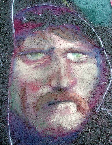 Chuck changes face with more chalk