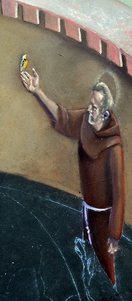 Saint Francis painting