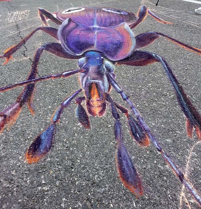 Ground Beetle painting