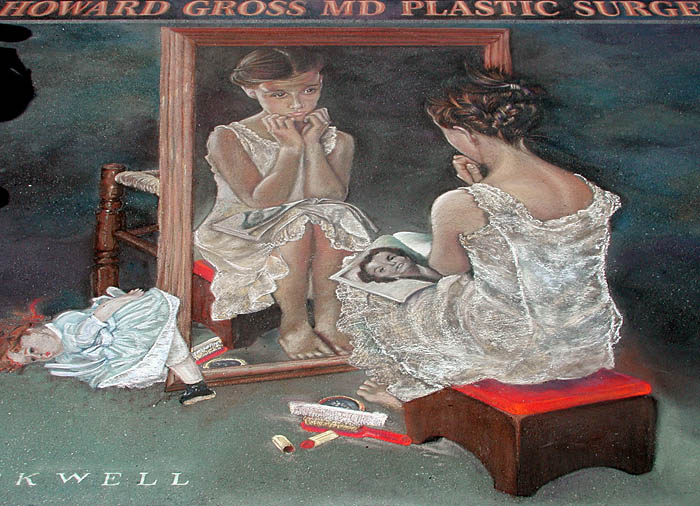 Completed square closeup